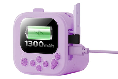 boy and girls DIY Instant Print Camera with 48MP Photo Printer-Purple