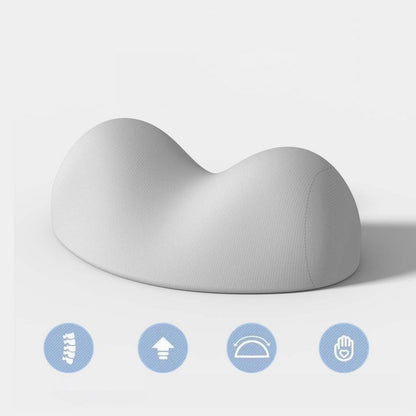 Small Neck Stretcher Pillow Soft Cervical Traction Neck Pillow for Tension Muscle-Grey