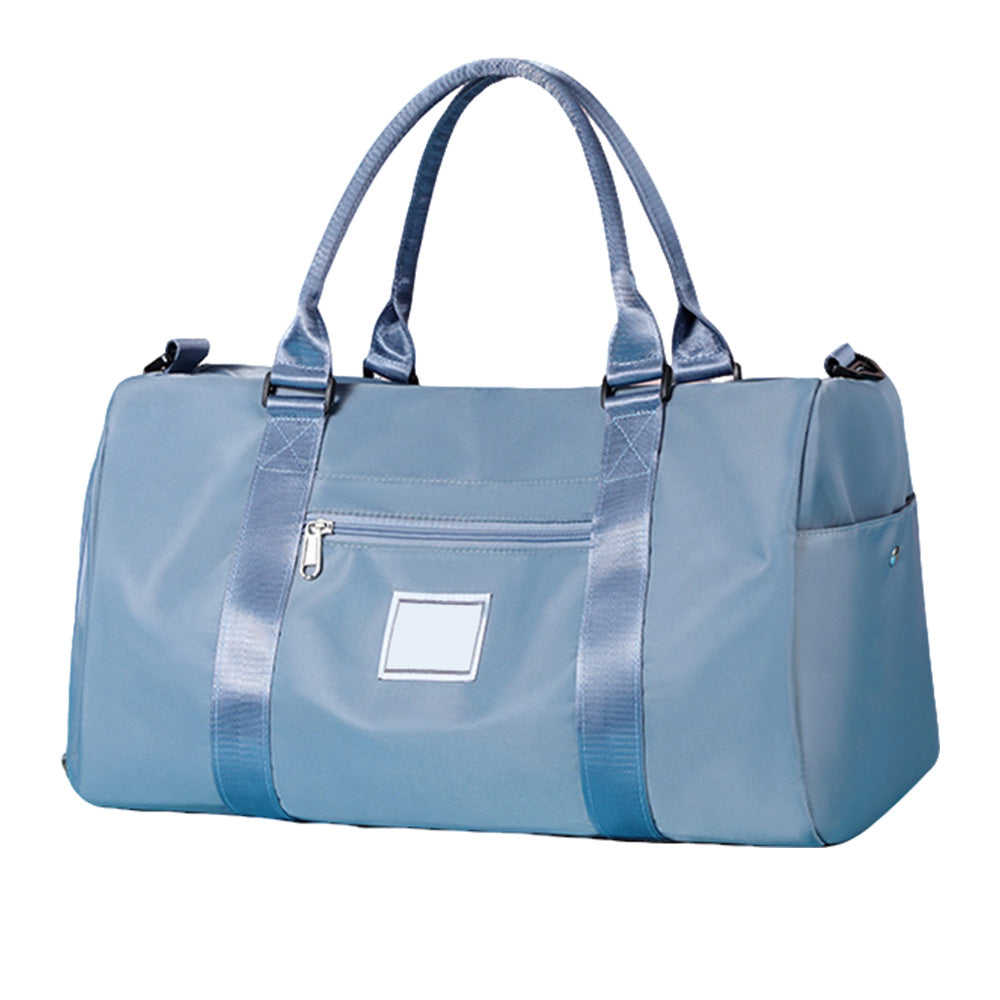 30L Gym Duffel Bag Waterproof with Shoe Compartment for Weekend Trips Royal Blue