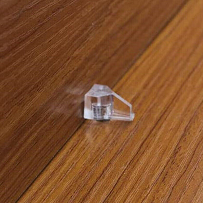 100Pcs Clear Shelf Support Peg Cabinet Support Pins for Kitchen Furniture Shelves