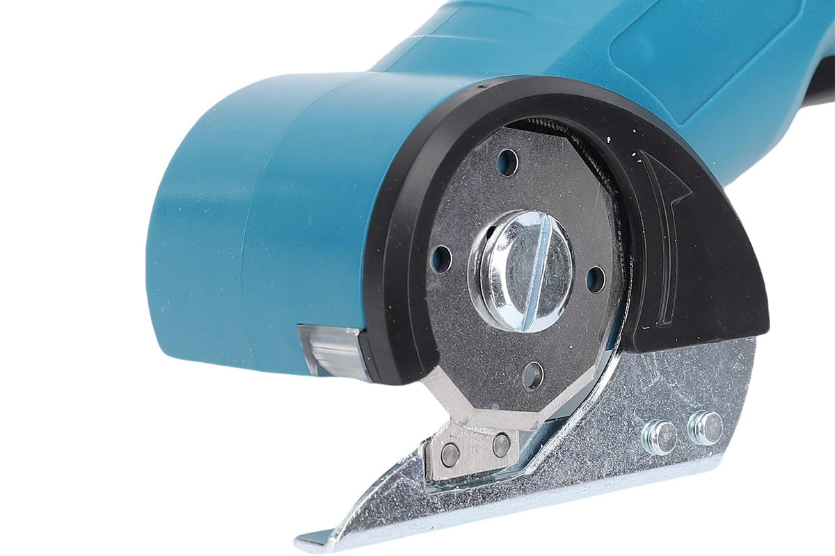 USB Cordless Electric Scissors Rechargeable Fabric and Cardboard Cutter-Blue