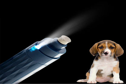 Cat and Dog Nail Grinder with LED Light Painless Paws Grooming Smoothing-White