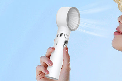 Bladeless 5 Speeds Rechargeable Mini Fan - White