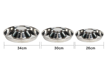 Stainless Steel Pet Feeder Bowl Dog Slow Food Bowl