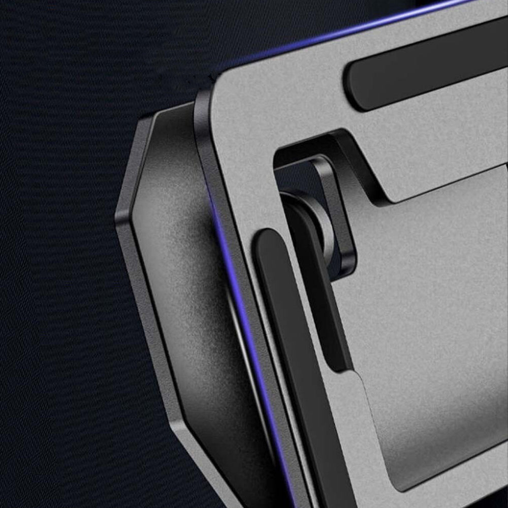 Adjustable Laptop Stand 360-Degree Rotating Foldable Desktop Holder Black