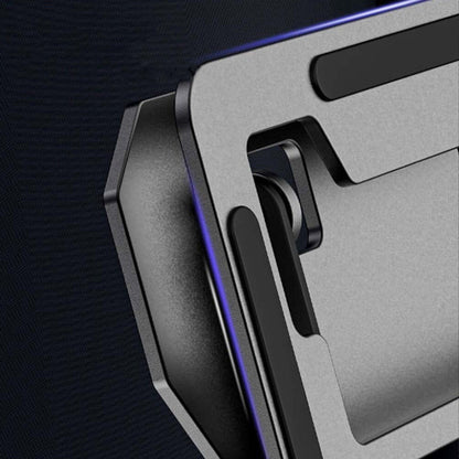 Adjustable Laptop Stand 360-Degree Rotating Foldable Desktop Holder Black