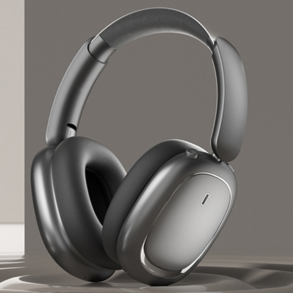 Lightweight Clear Over Ear Bluetooth Headsets-Black