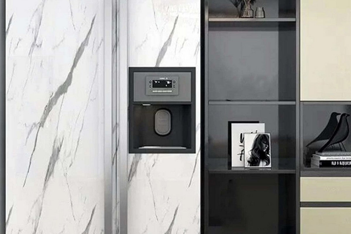 Marble paper PVC Stick wall for Bathroom Kitchen Film Stain-Resistant Waterproof 10 M-white