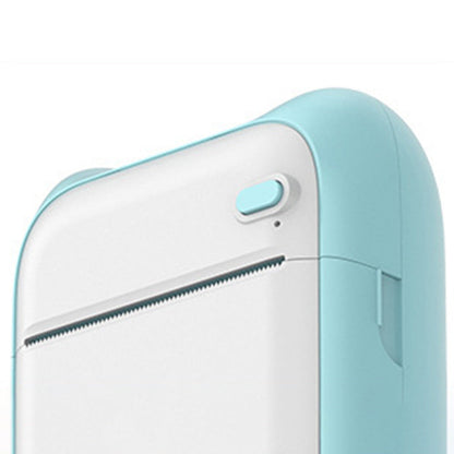 Pocket Bluetooth Thermal Printer Wireless Mobile Inkless Printer for Home Office Cyan