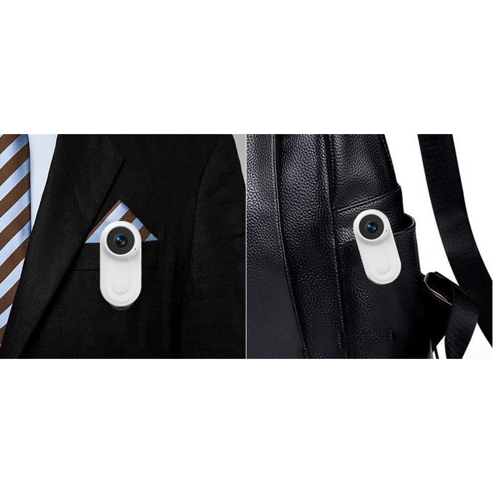 1080P Mini Body Camera Mini Body Camera for Traveling and Motorcycle-white