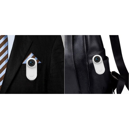 1080P Mini Body Camera Mini Body Camera for Traveling and Motorcycle-white