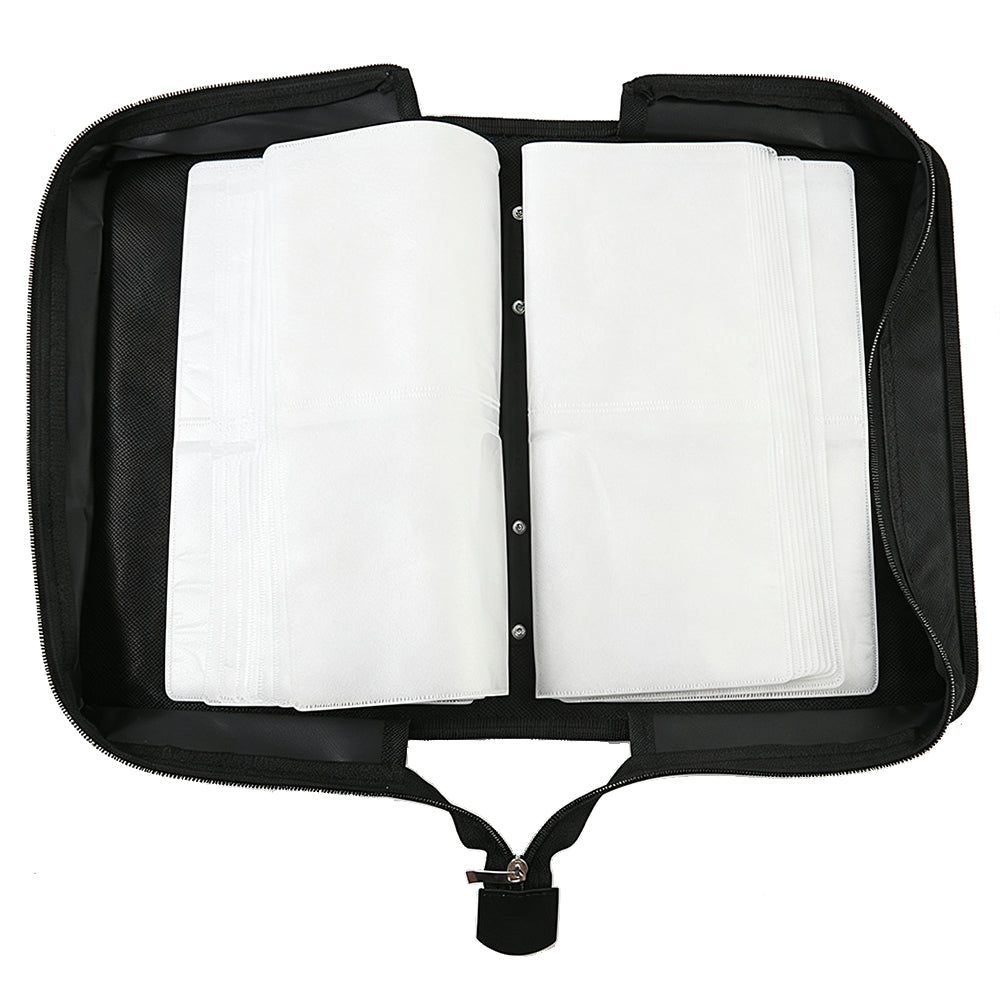 128 Capacity CD DVD Storage Binder Disc Plaid Storage Case