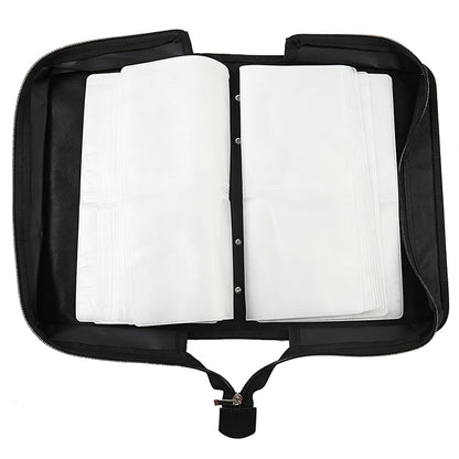 128 Capacity CD DVD Storage Binder Disc Plaid Storage Case