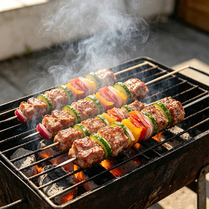 20 Pack 304 Stainless Steel BBQ Skewers -Round