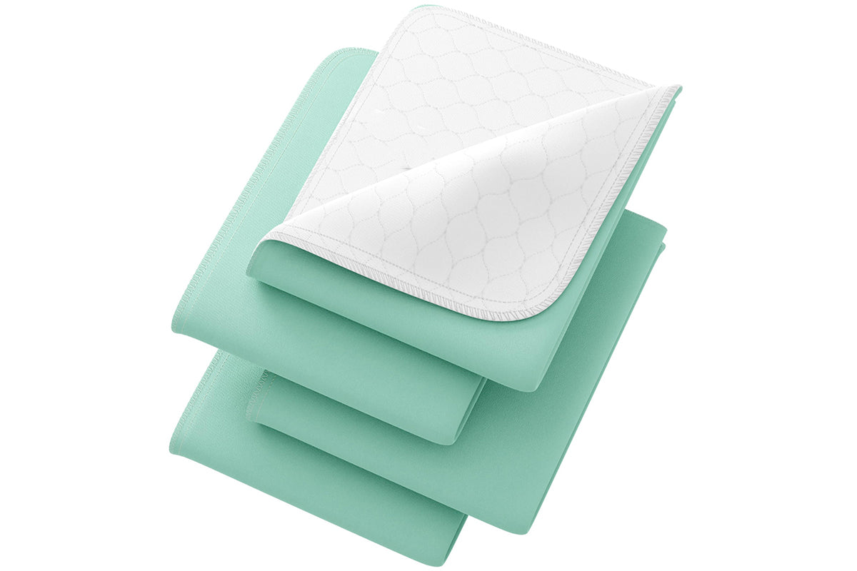 Incontinence Bed Pads Washable Bed Pads for Adults Pets Seniors Mattress Protector -Green
