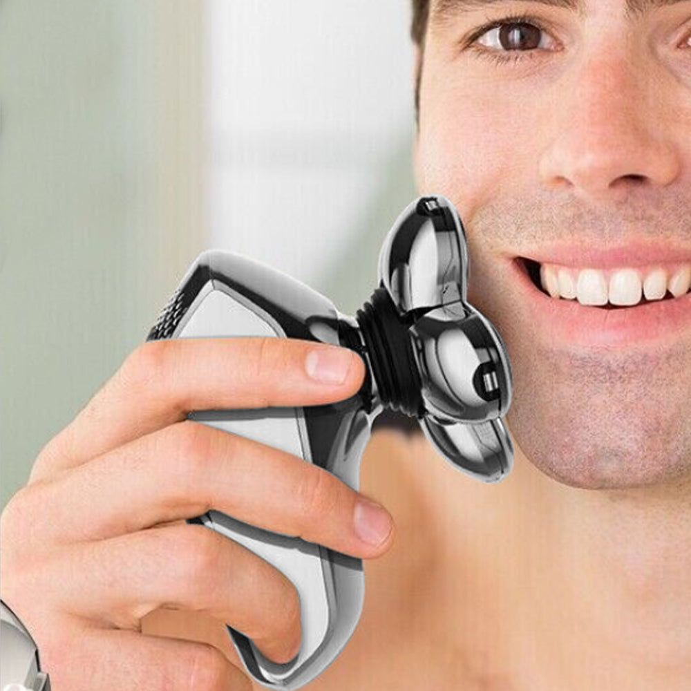 5-in-1 Electric Rotary Shaver Hair Trimmer Cordless Water-resistant Razor