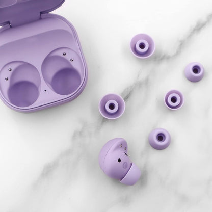 12 Pack Silicone Ear Tips for Samsung Galaxy Buds2 Pro S M L Sizes Replacement-Purple