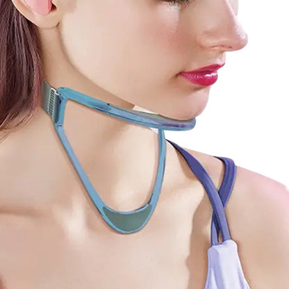 Cervical Brace Neck Collar Cervical Support Traction Neck Protector Blue