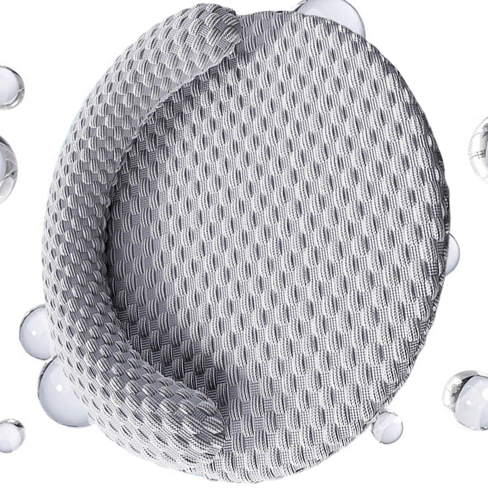 Washable Cooling Pet Bed with Removable Cover for Dogs and Cats-Grey