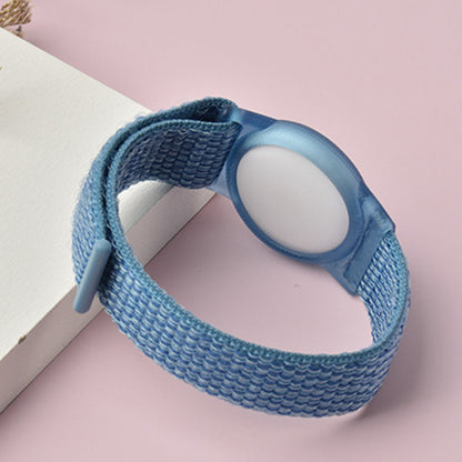 2PCS Soft Nylon Wristbands for Airtag-Blue