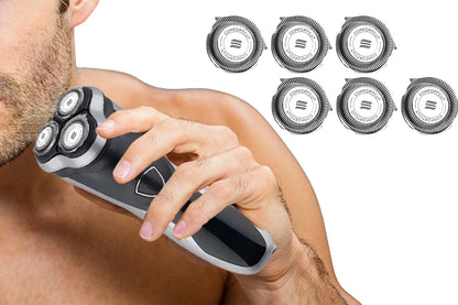 6 Pieces Replacement Shaver Heads for Series 3000 2000 1000