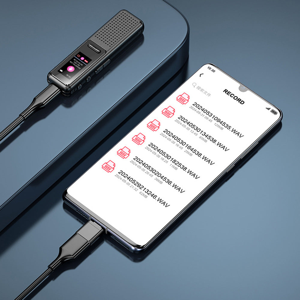 Digital Voice Recorder with Noise Reduction OTG Support HD Recording  MP Player