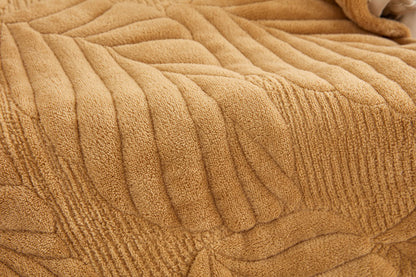 Reclining Couch Slipcovers Soft with Pockets Protector for Pets Kids-Coffee