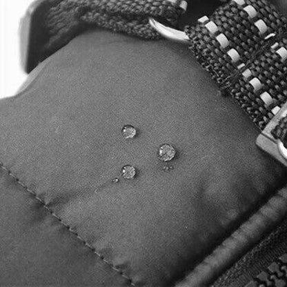 Pet Winter Jacket Padded Adjustable Warm Coats with Zipper (Black)