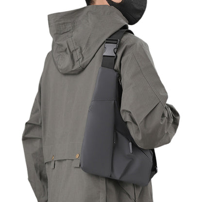 Anti Theft Travel Crossbody Bag  Multi-Pocket Shoulder Bag Grey