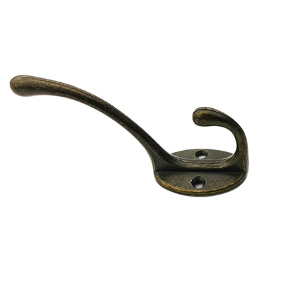 10Pcs Coat Hooks Wall Hooks Mounted Farmhouse Coat Hangers for Bags Caps Keys-Bronze