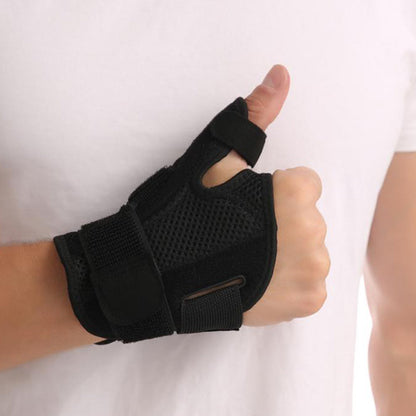 Thumb Brace Removable Thumb Spica Splint for Left Right Hand Black