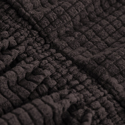 4Pcs Stretch Chair Slipcover Chair Covers Furniture Protector -Black