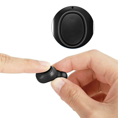 Rechargeable Hearing Aids In-Ear Enhancer Sound Voice Amplifier Black