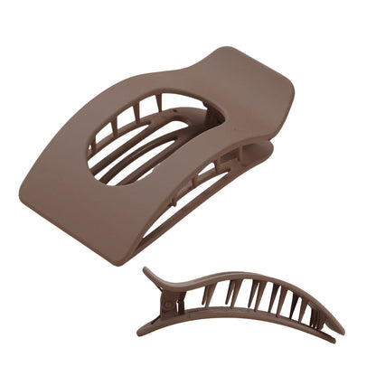 4PCS Large Flat Hair Clips Rectangle No-Slip Claw Clips for Women Style 2