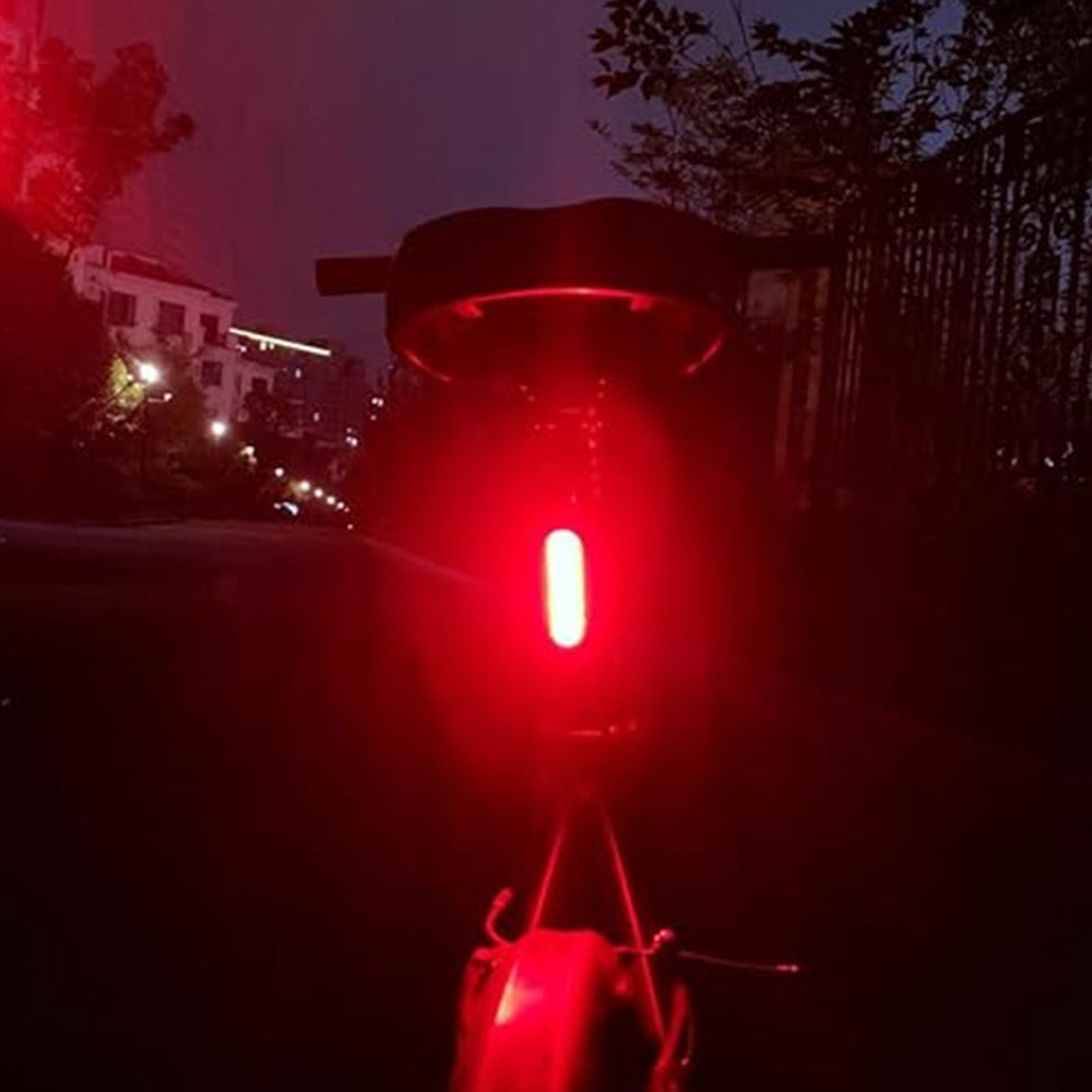 6-Mode Bike Light Set Rechargeable Water Resistant LED Bicycle Head and Tail Lights