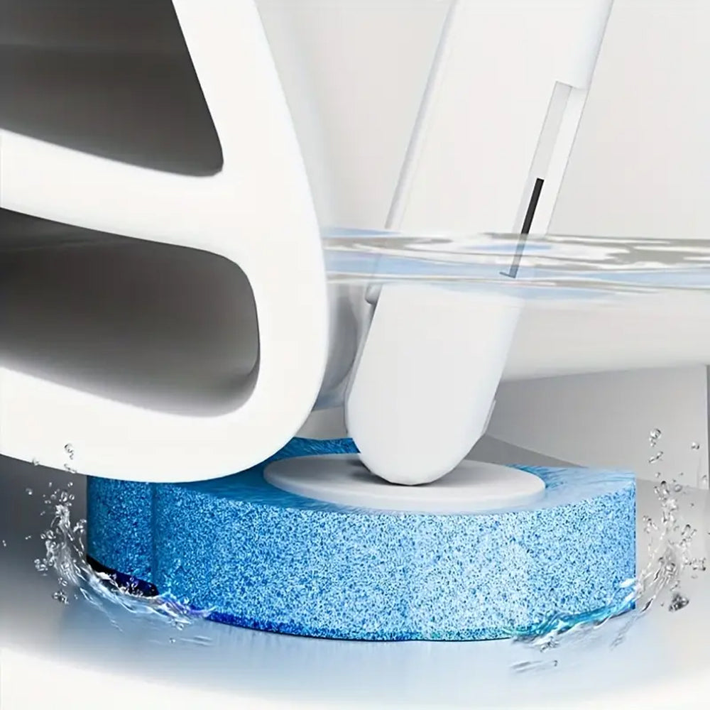 Disposable Toilet Brush Set with 18Pcs Replacement Brush Heads Blue