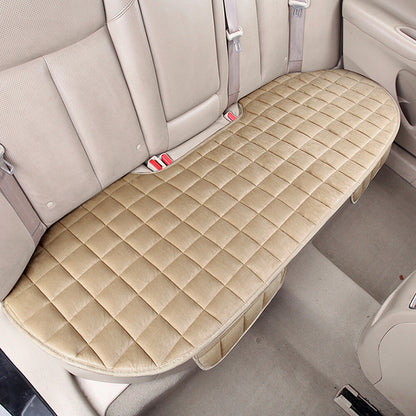 Universal Car Rear Seat Cover Back Seat Protector Mat Beige