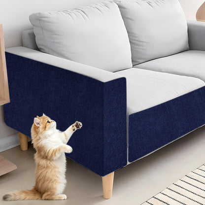 Self-Adhesive Cat-Scratch Protector for Sofa Wall Door  - Dark Blue