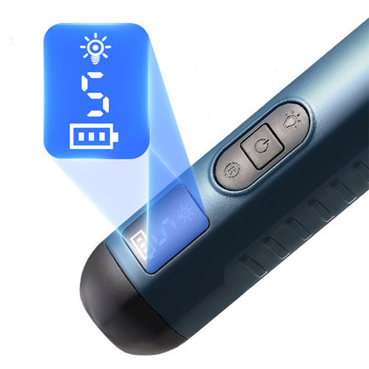 Electric Pet Nail Grinder for Dogs Cats with 5 Speeds LED Light Super Quiet-Blue