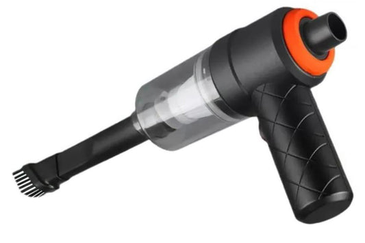 Handheld Car Vacuum Cleaner Rechargeable with Brushless Motor for Home Office Pet -Black + Red