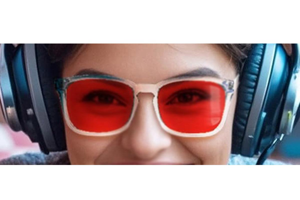 Sleep Glasses Blue Light Blocking Glasses for Gaming Working Sleeping-Transparent