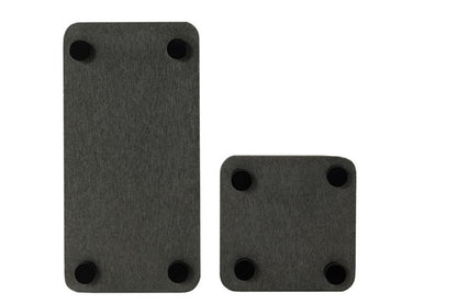 4Pcs Water Absorbent Diatomite Trays Non-Slip Fast-Drying Sink Diatomite Coasters-Deep Gray