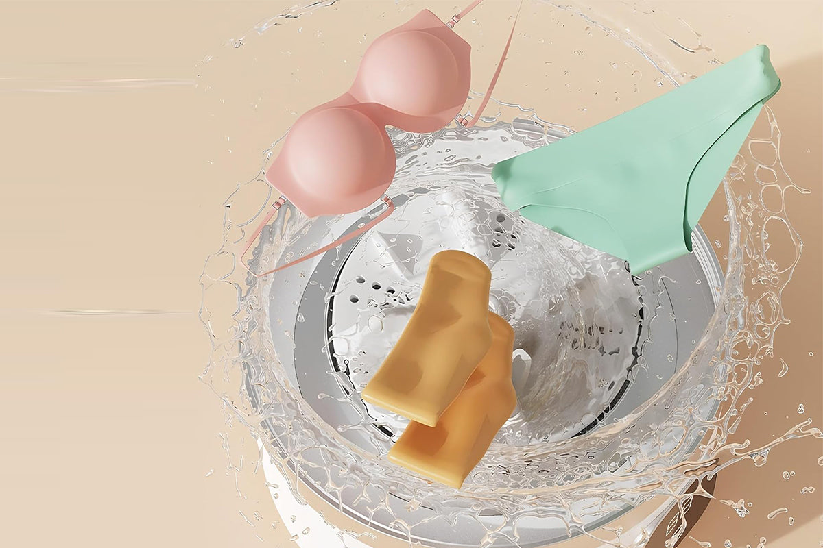 1L Underwear Washing Machine Mini Washer for Apartment Dorm RV Travel-Blue