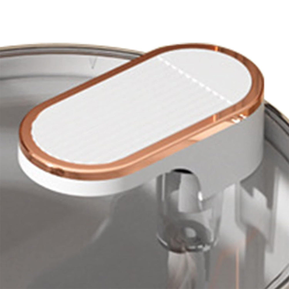 Pet Smart Water Fountain Automatic Shut Off with Red Light Indicator-White