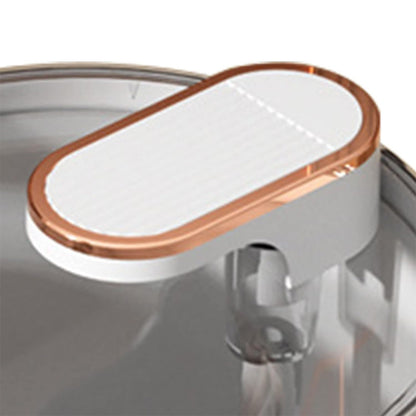Pet Smart Water Fountain Automatic Shut Off with Red Light Indicator-White