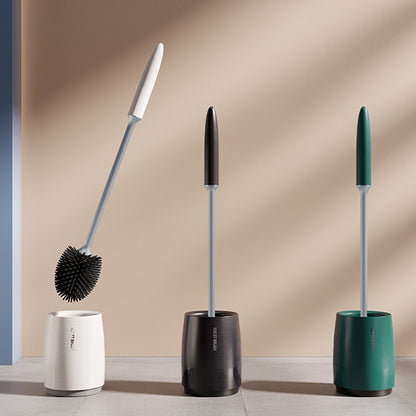 Toilet Brush with Quick Drying Holder-White