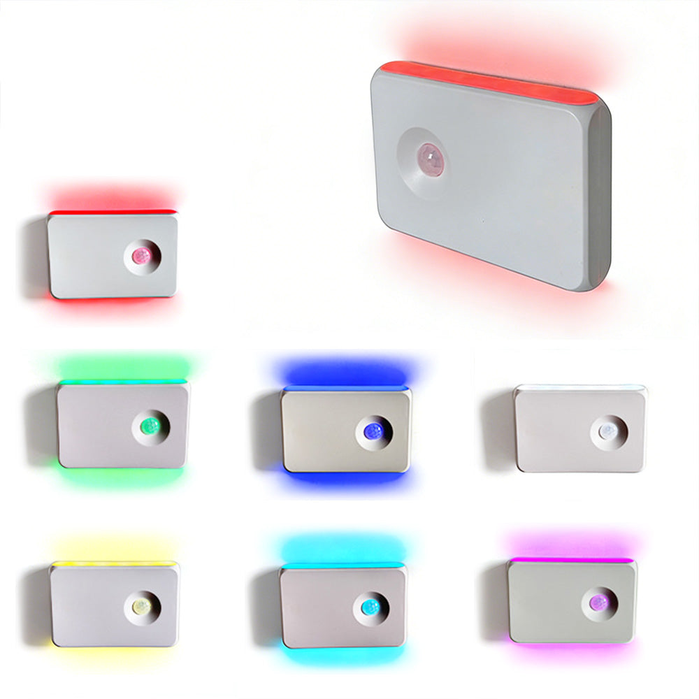 4Pcs Motion Sensor Night Light Stair Lights Indoor for Hallway Stairway-RGB