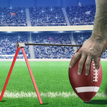 Foldable Football Kicking Tee Portable Field Goal Kicking Holder Stand Football Training Practice Equipment Red