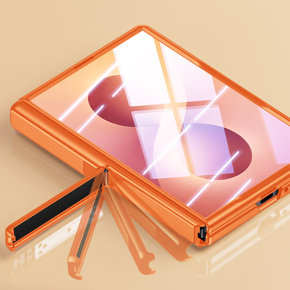 Phone Case for Galaxy Z Fold 8 with Screen Protector - Orange