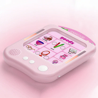 Card Insertion Learning Tablet Educational Toy-Pink